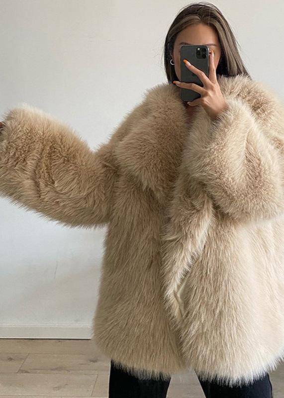 Luxefox Takım Yaka Kürk Mont