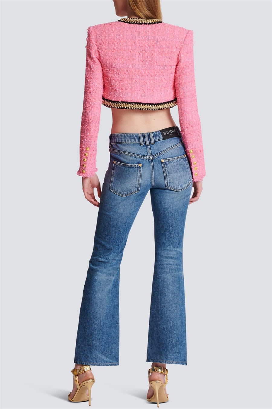 Betty Tweed Zincirli Kısa Ceket