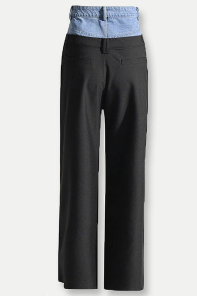 Catalina Patchwork Denim Pantolon