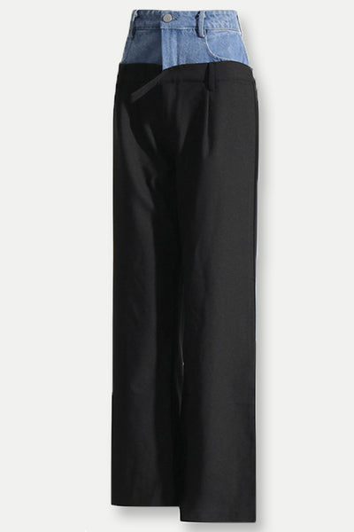 Catalina Patchwork Denim Pantolon