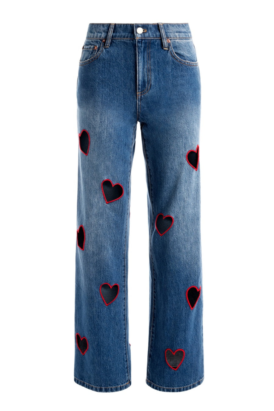 Elowen Kalp Nakışlı Kesim Jean