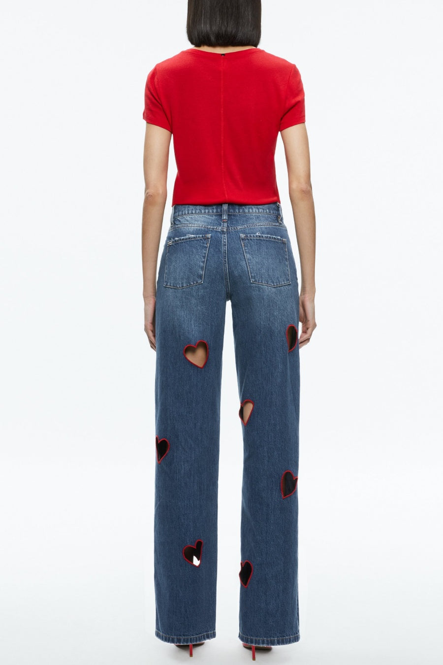 Elowen Kalp Nakışlı Kesim Jean