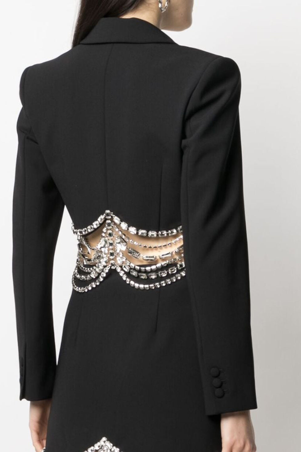 Defne Taşlı Kısa Blazer
