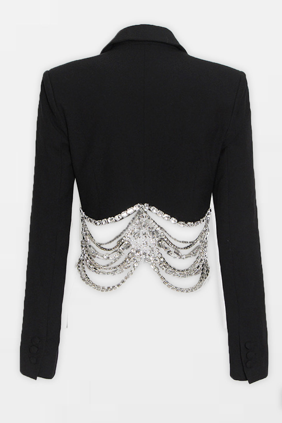 Defne Taşlı Kısa Blazer