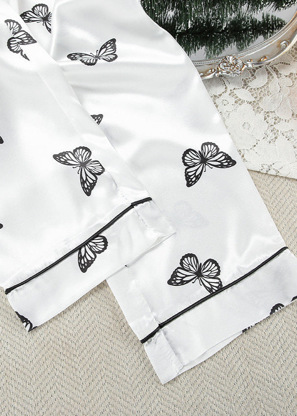 Aria - Saten Kelebek Pijama Takımı