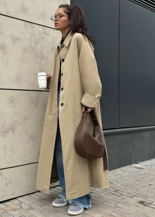 Klasik Oversize Trençkot