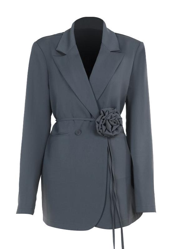 Arduvaz Çiçek Kuşaklı Blazer