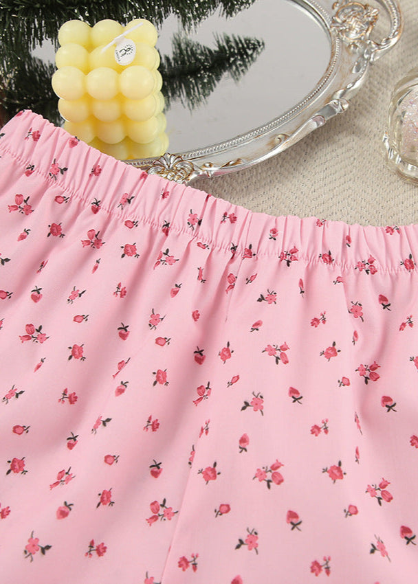 Rosie - Çiçekli Pamuklu Pijama Takımı