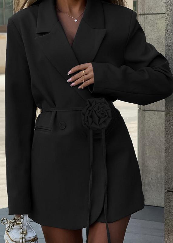 Arduvaz Çiçek Kuşaklı Blazer