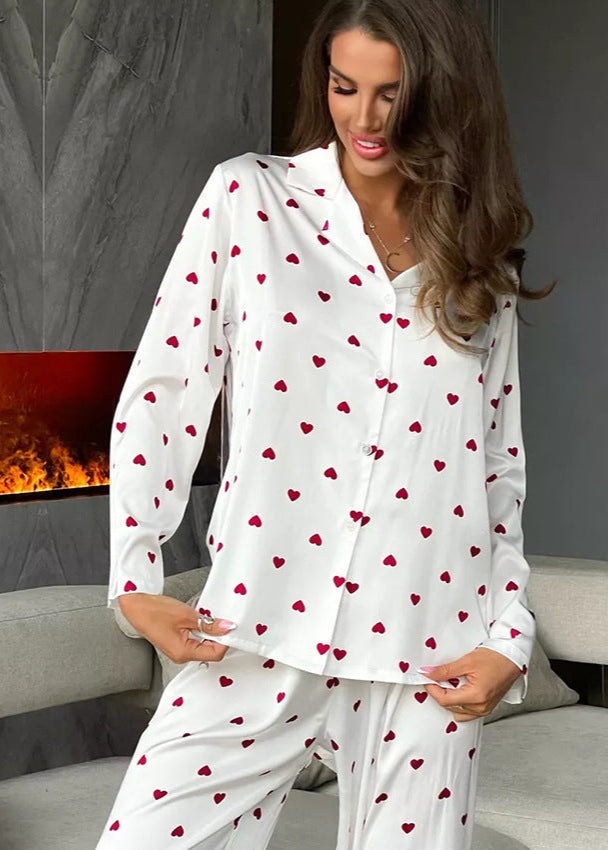 Amora - Saten Kalpli Pijama Takımı
