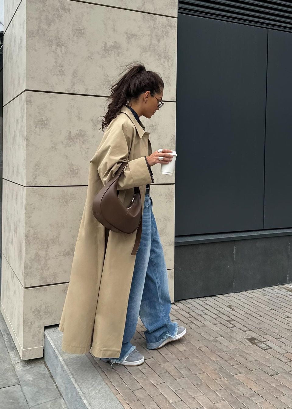 Klasik Oversize Trençkot