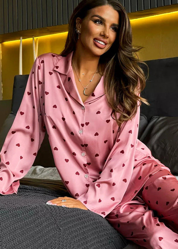 Amora - Saten Kalpli Pijama Takımı