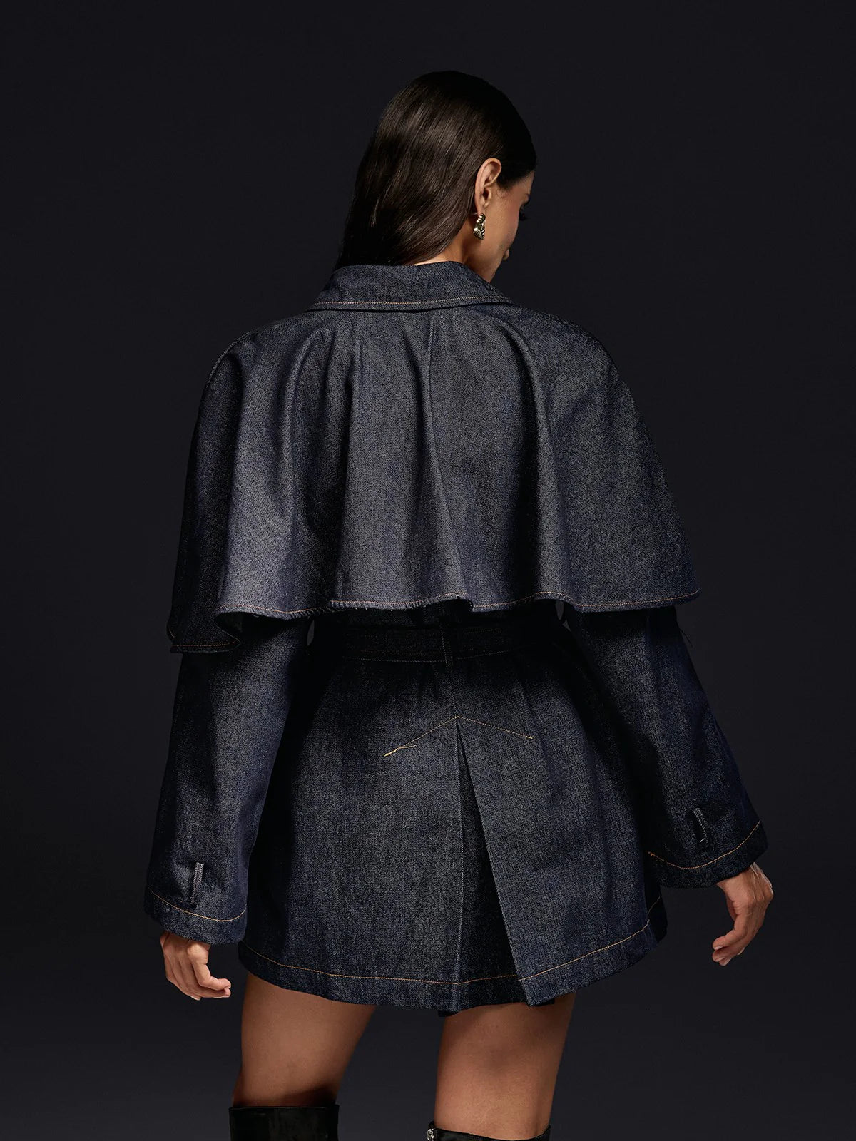 Calia Kemerli Denim Trençkot
