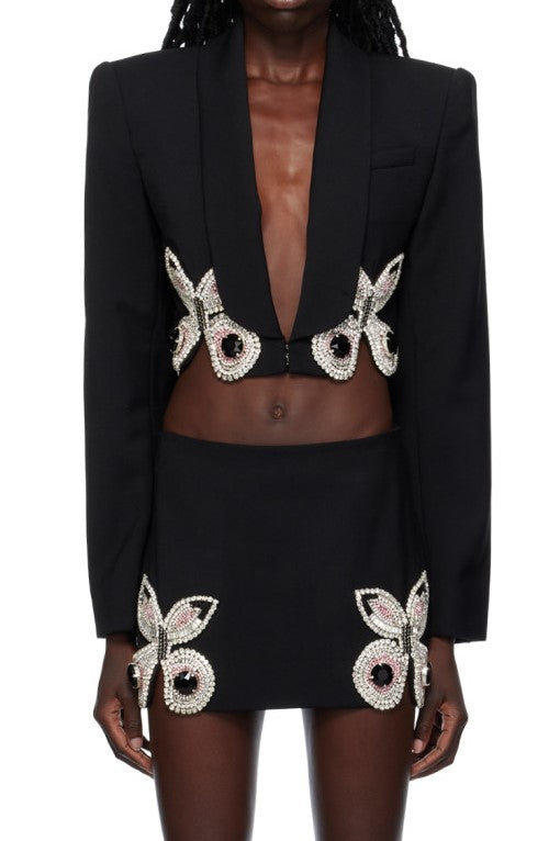 Regina Kelebek Taklidi Blazer