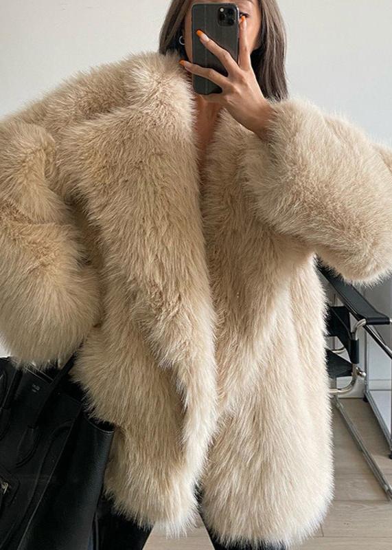 Luxefox Takım Yaka Kürk Mont