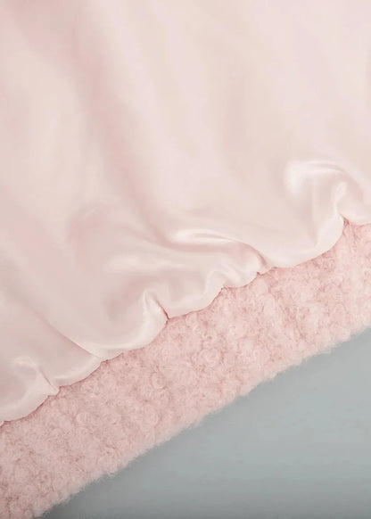 Rahat Pembe Damla Omuz Dik Yaka Ceket