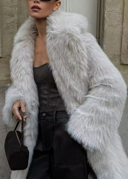Suni Kürklü Lüks Mont