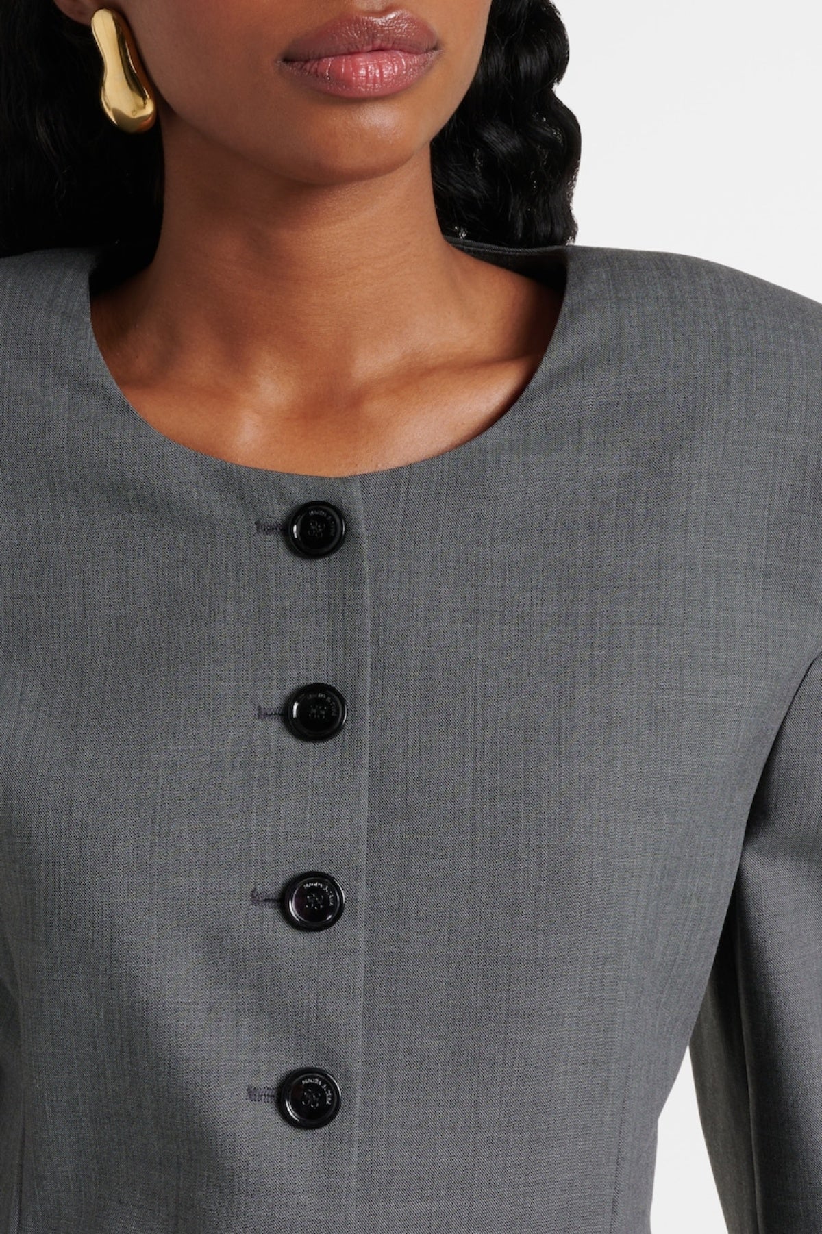 Dalida Beli Büzgülü Blazer