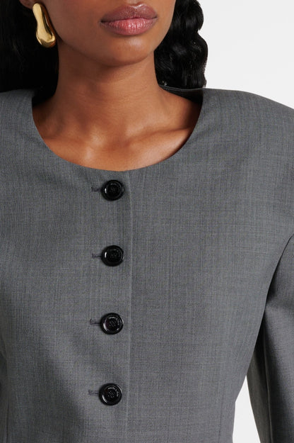 Dalida Beli Büzgülü Blazer