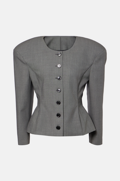 Dalida Beli Büzgülü Blazer