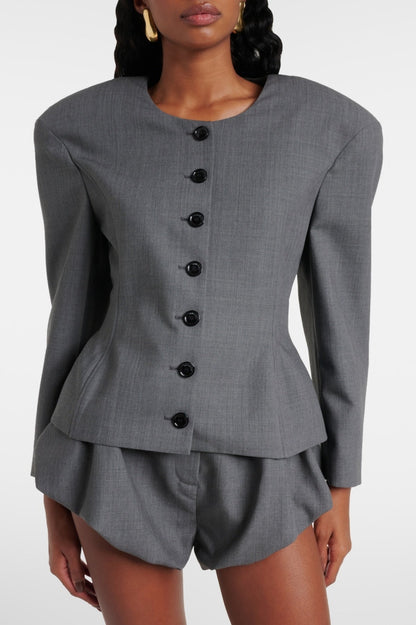 Dalida Beli Büzgülü Blazer