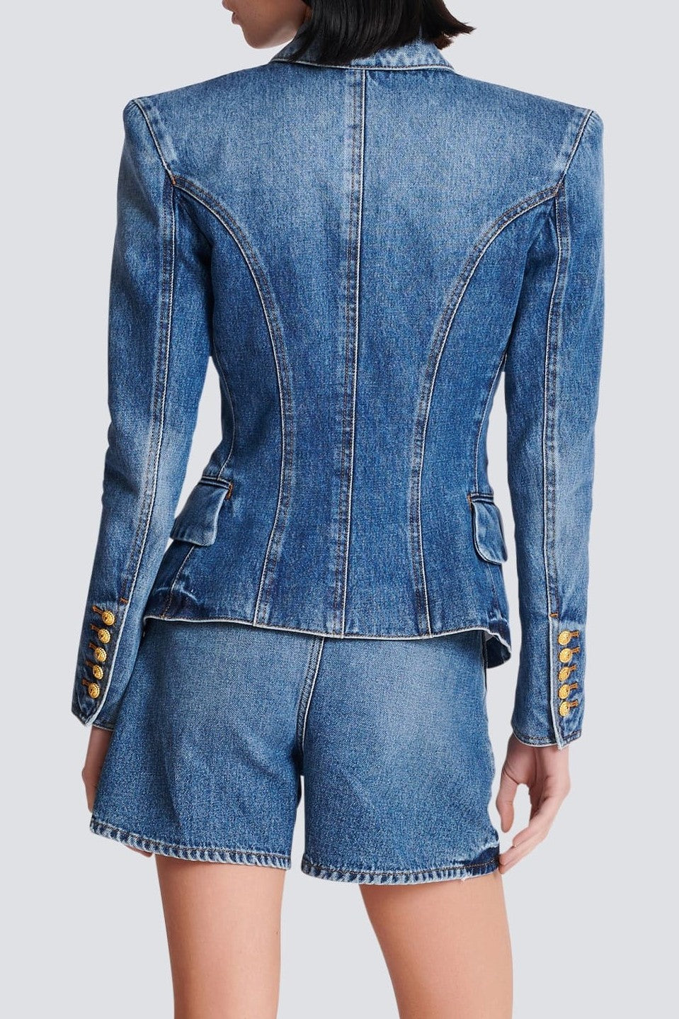 Brittia Düğmeli Denim Ceket