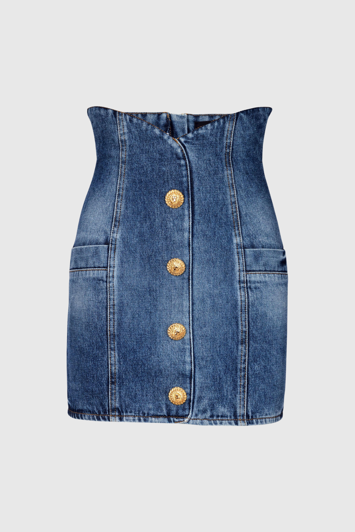 Brittia Düğmeli Denim Ceket