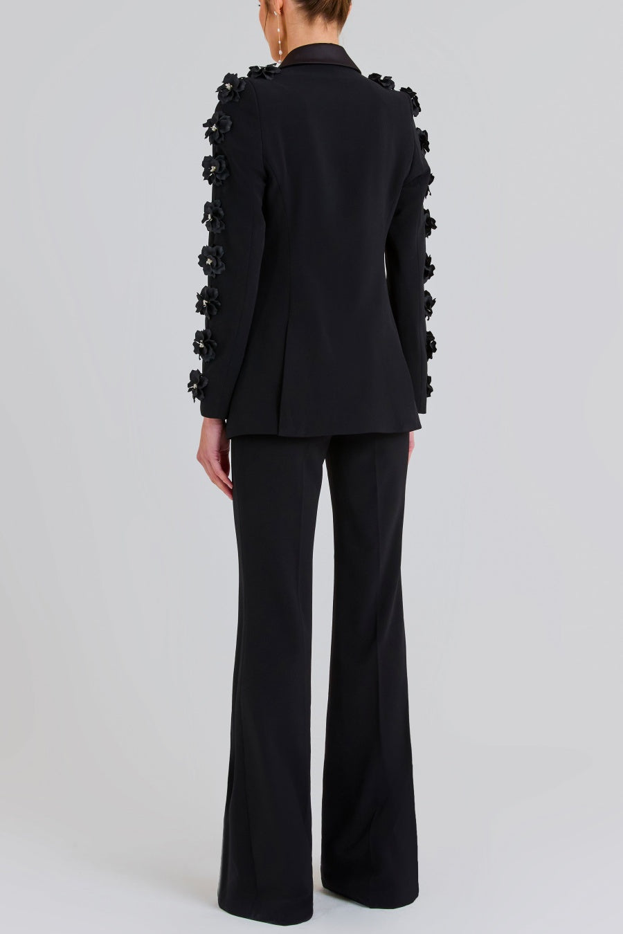 Elise Çiçek İşlemeli Blazer İkili Takım