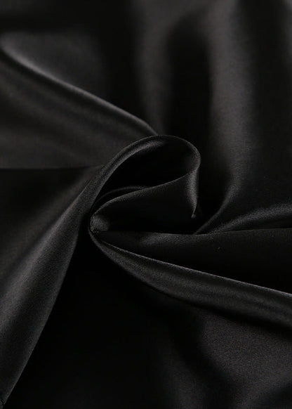 Saten & Transparan Yıldız Fileli Pijama Takımı