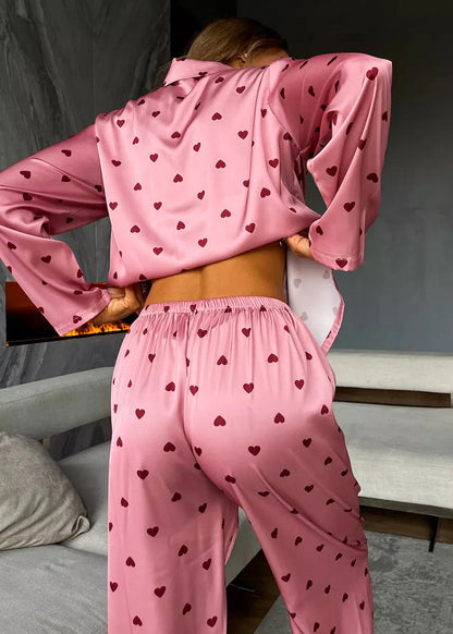 Amora - Saten Kalpli Pijama Takımı