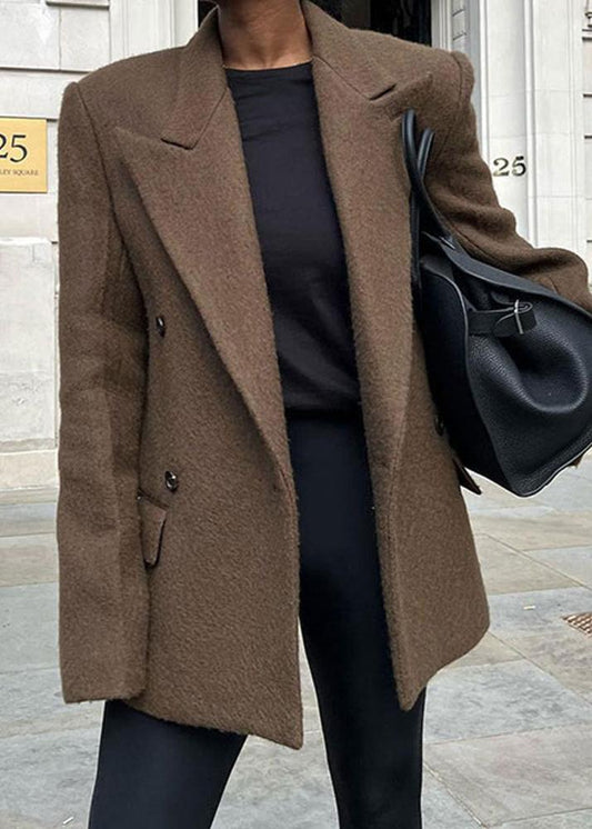 Emery Oversize Kruvaze Blazer