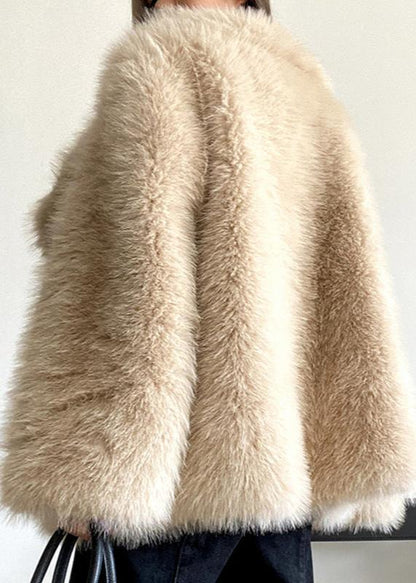 Luxefox Takım Yaka Kürk Mont