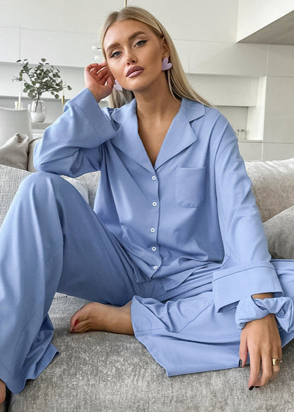 Sophia - Saten Bol Paça Pijama Takımı