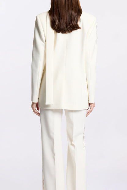 Ophelia Eşarp Detaylı Blazer Takım